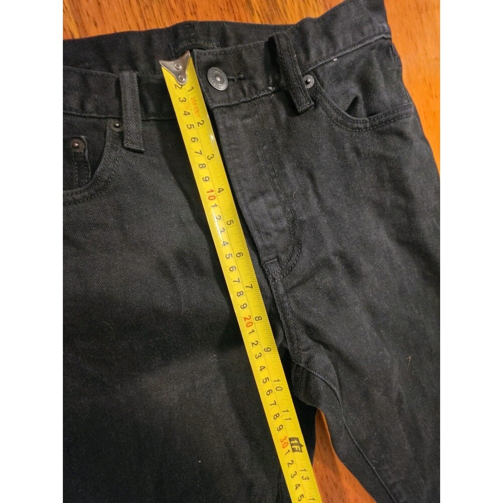 Uniqlo Mens Stretch Selvedge Slim Fit Jeans Black 30x34 Tag (Measures 29x29) EUC - Picture 5 of 9
